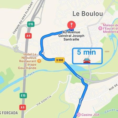 Appart Avec Chambre Lumineux Et Chaleureux Le Boulou Exterior photo